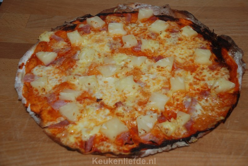 Tropische Pizza Hawaï