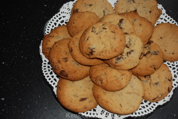 Chocolate chip pindakaaskoekjes