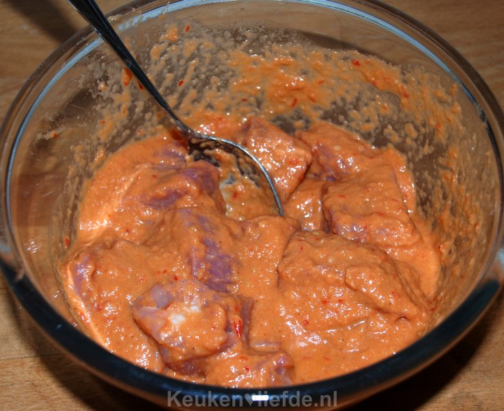 Zelfgemaakte shaslick Zelfgemaakte shaslick