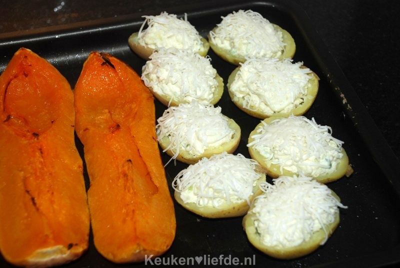 Gevulde aardappels uit de oven Gevulde aardappels uit de oven