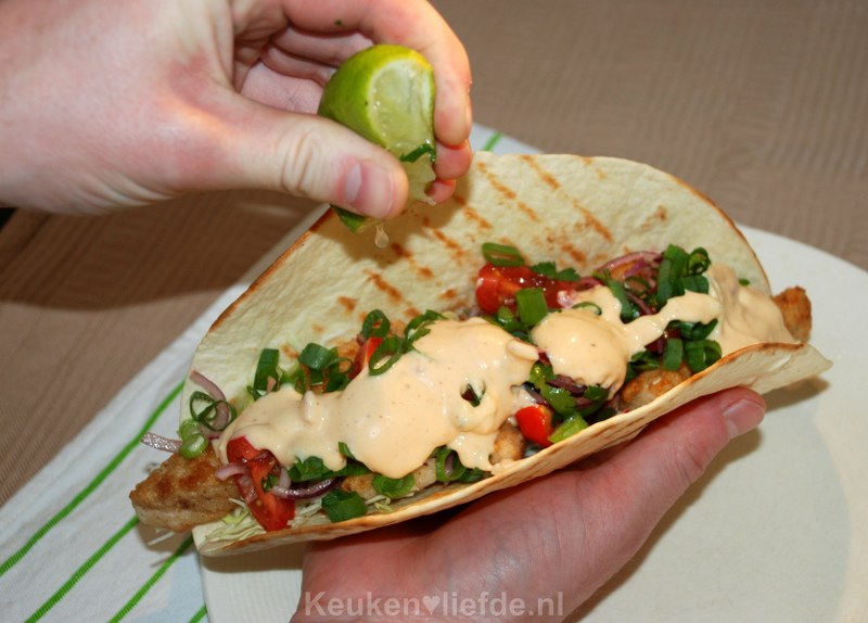 Verrukkelijke vistaco's Verrukkelijke vistaco's