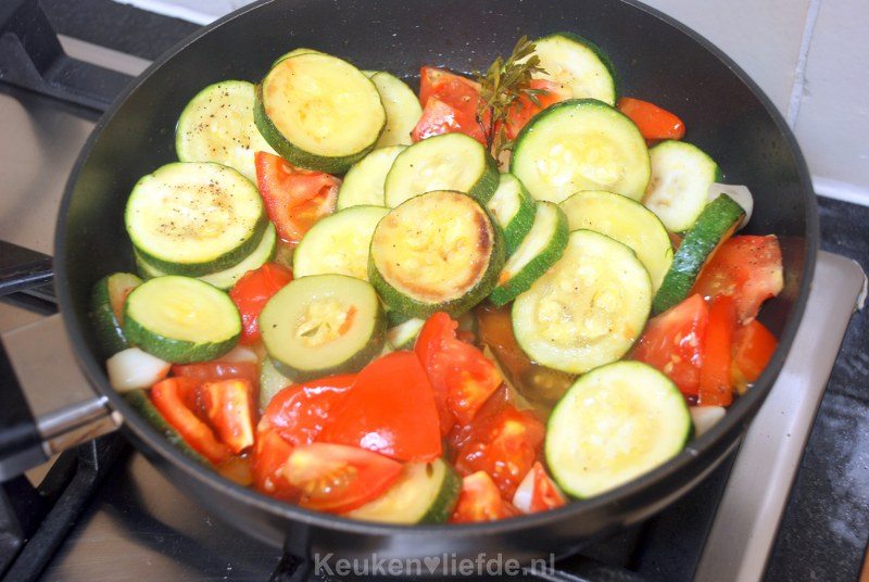 Provencaalse courgettes Provencaalse courgettes