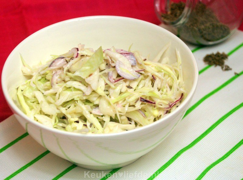 Witte koolsalade Witte koolsalade