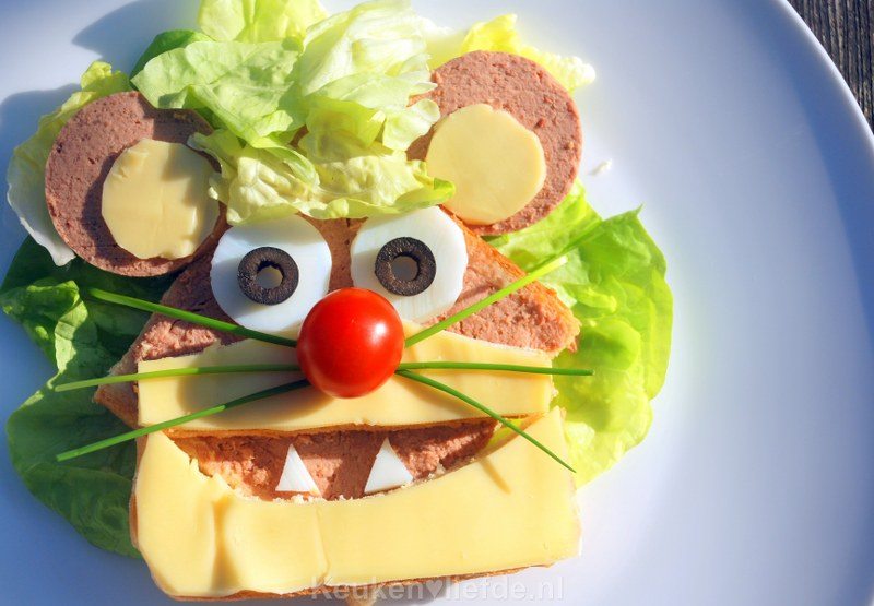 Gezond kinderrecept - Leeuwenbrood Gezond kinderrecept - Leeuwenbrood