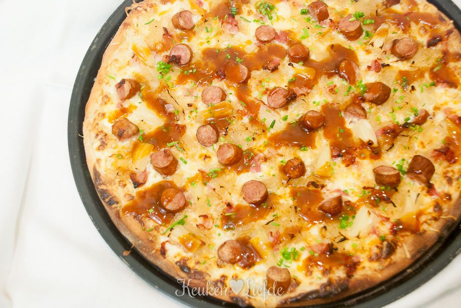 Spijs & Wijn: zuurkoolpizza met currydrizzle Spijs & Wijn: zuurkoolpizza met currydrizzle