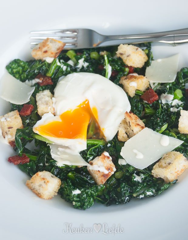 Spijs & Wijn: cavolo nero caesarsalade