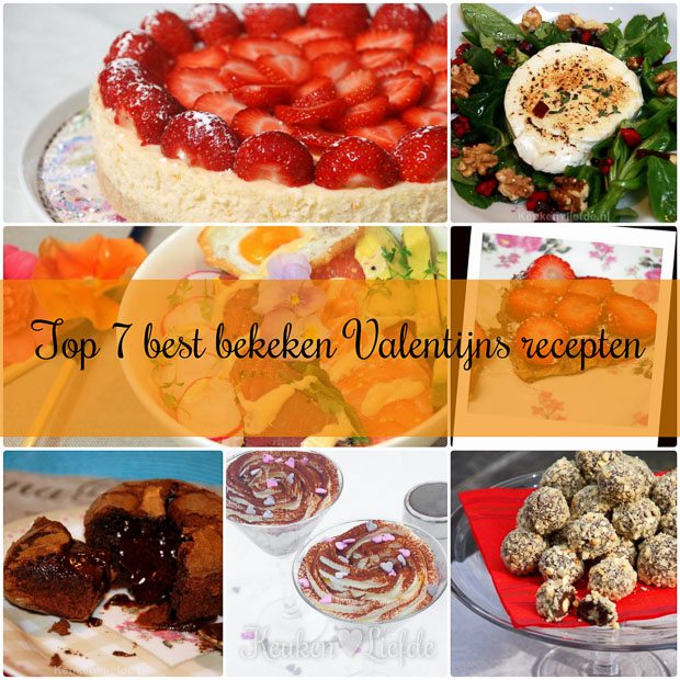 Top 7 best bekeken Valentijnsrecepten Top 7 best bekeken Valentijnsrecepten