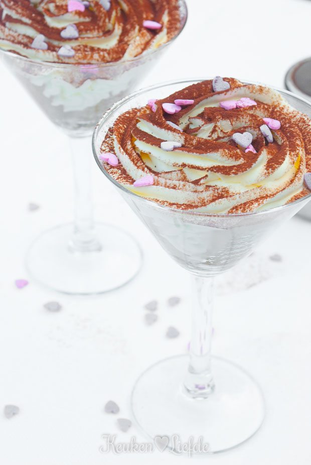 Supersnelle tiramisuglaasjes