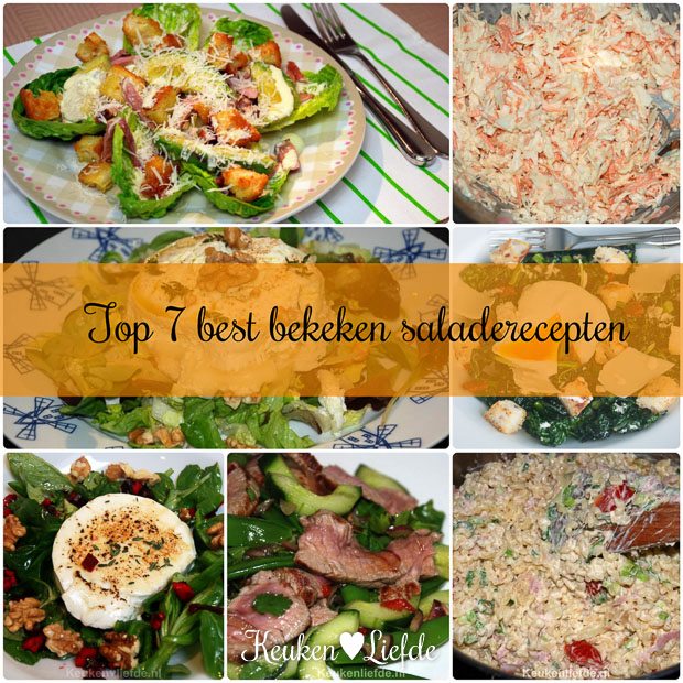 Top 7 best bekeken saladerecepten