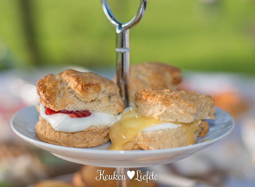 High tea: scones