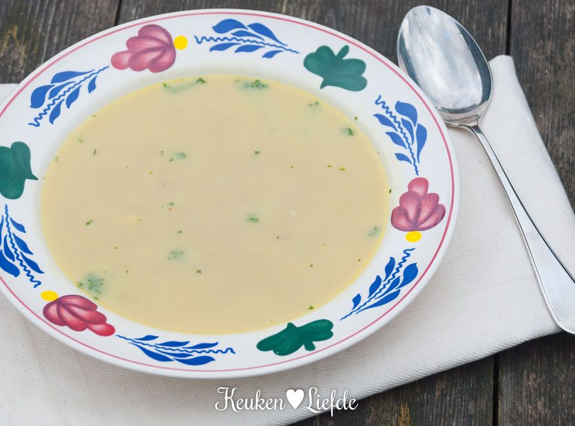 Aspergesoep met vadouvan Aspergesoep met vadouvan