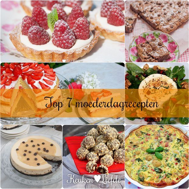 Top 7 best bekeken moederdagrecepten