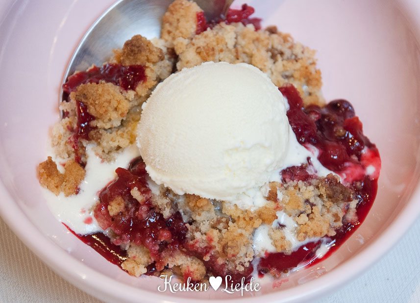 Fruitcrumble met Bastogne Fruitcrumble met Bastogne