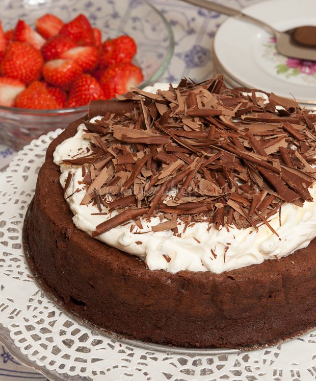 Glutenvrije chocoladetaart -6343