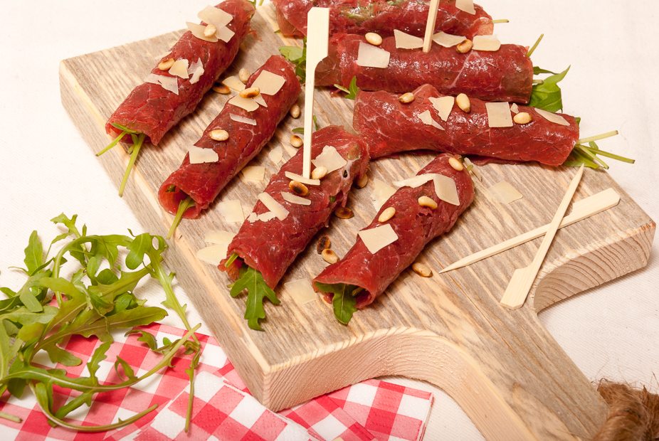 Carpaccio-rolletjes Carpaccio-rolletjes