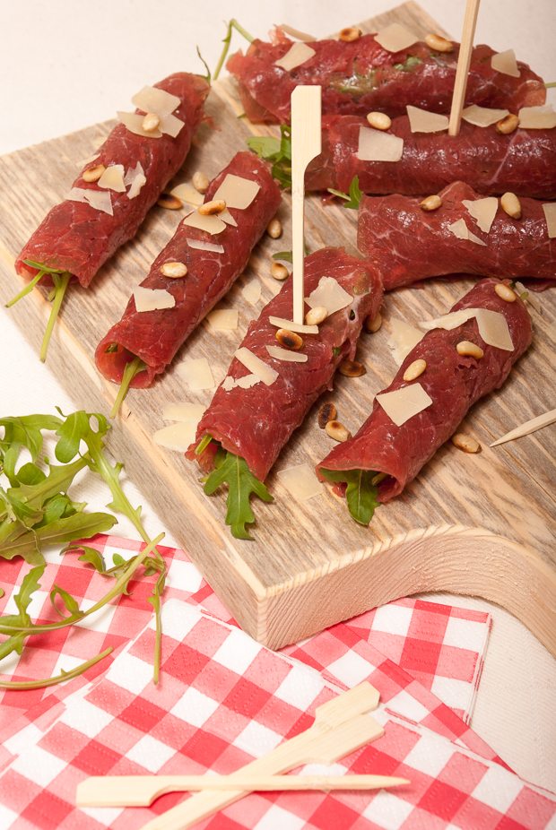 Carpaccio-rolletjes Carpaccio-rolletjes