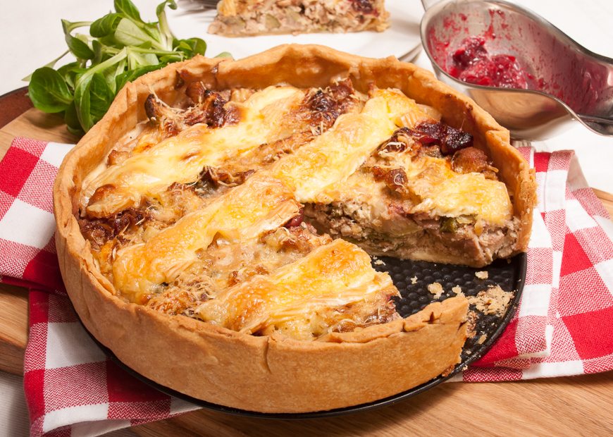 Leftover kerstquiche Leftover kerstquiche