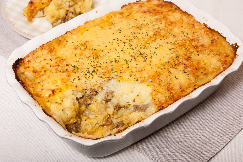 Bloemkool-kerrie ovenschotel