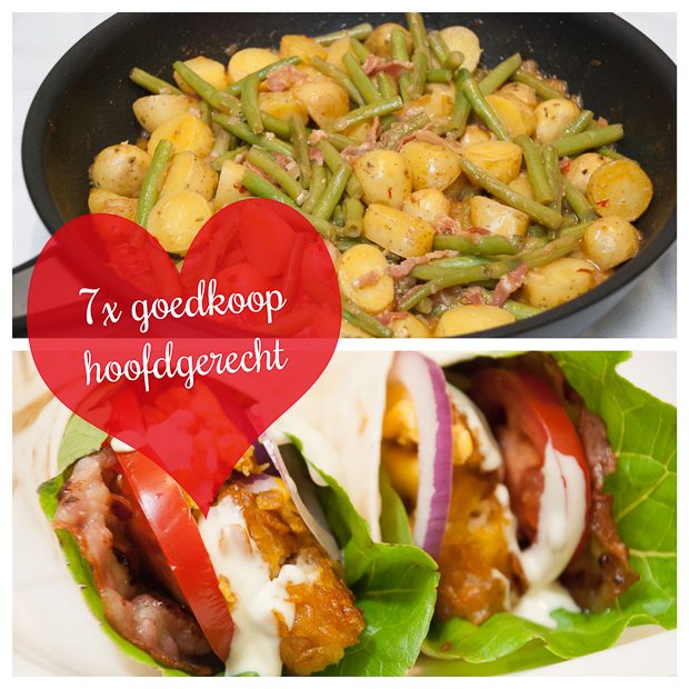 7x goedkoop hoofdgerecht
