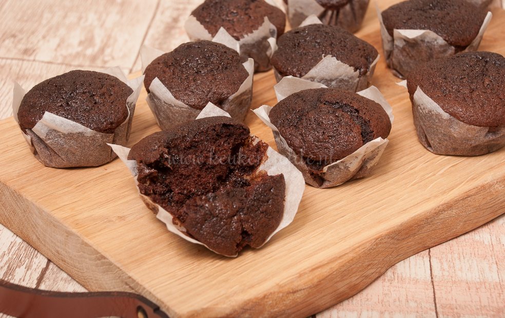 Chocolademuffins Chocolade muffins-8313