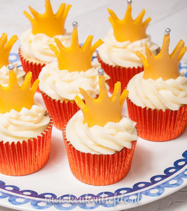 Koningsdag cupcakes Koningsdag cupcakes