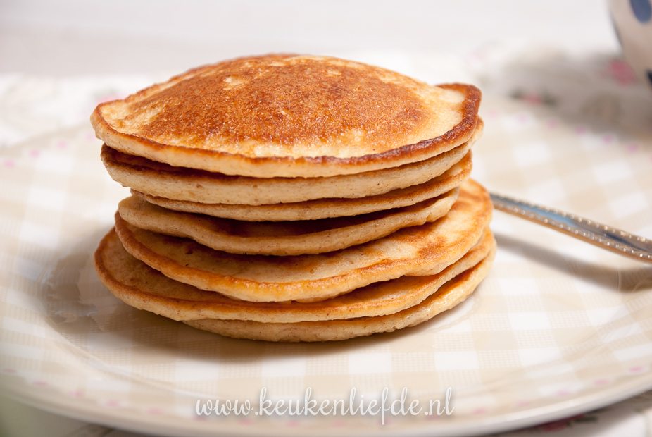 Pannenkoekjes met yoghurt Pannenkoekjes met yoghurt