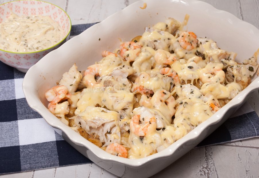 Vissalon met remouladesaus Vissalon met remouladesaus