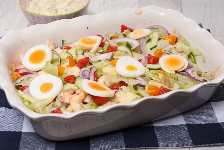 Vissalon met remouladesaus