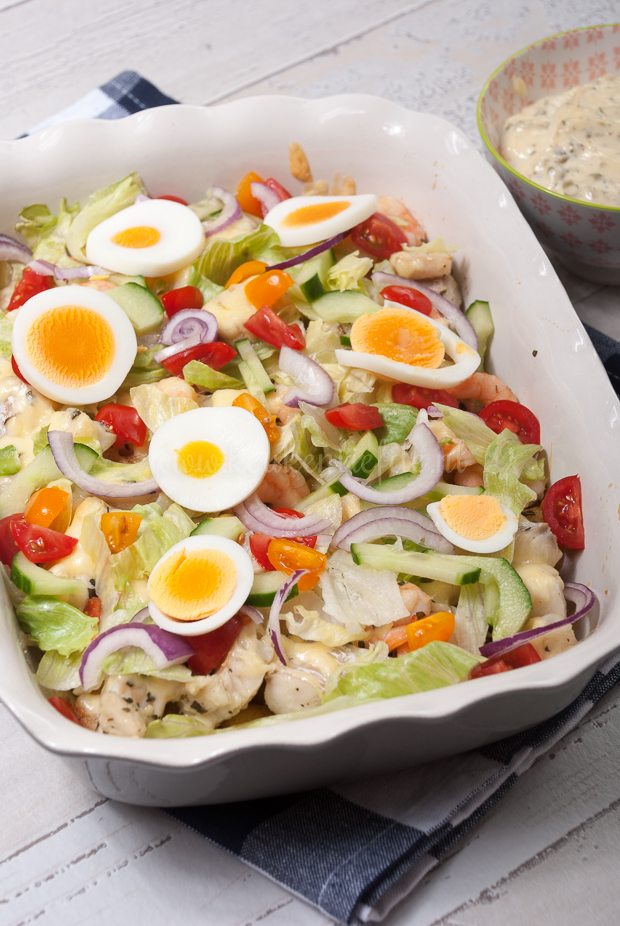 Vissalon met remouladesaus Vissalon met remouladesaus