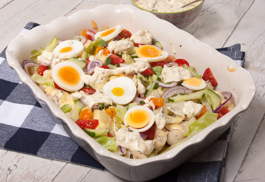 Vissalon met remouladesaus Vissalon met remouladesaus