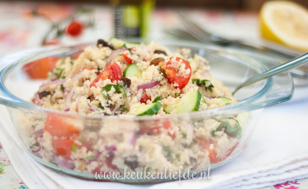 Koken op de camping: couscoussalade