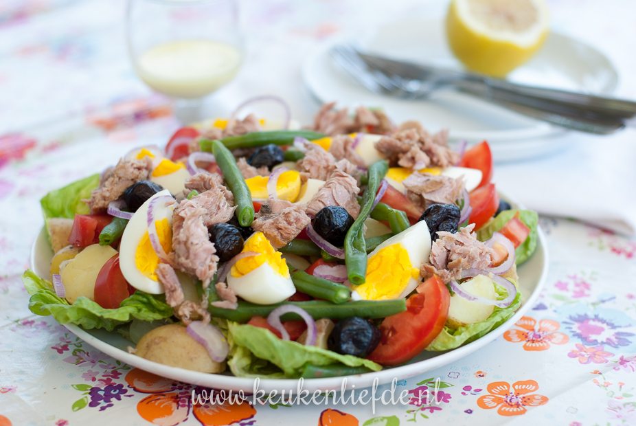 Koken op de camping: salade niçoise Koken op de camping: salade niçoise