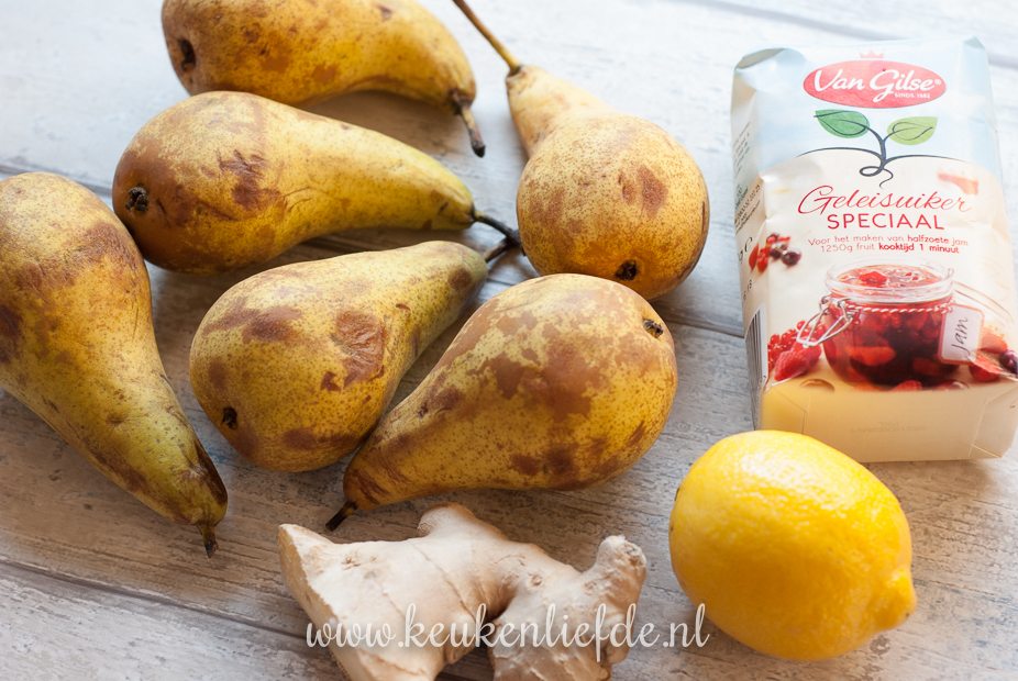 Perenjam met gember en vanille Perenjam met gember en vanille