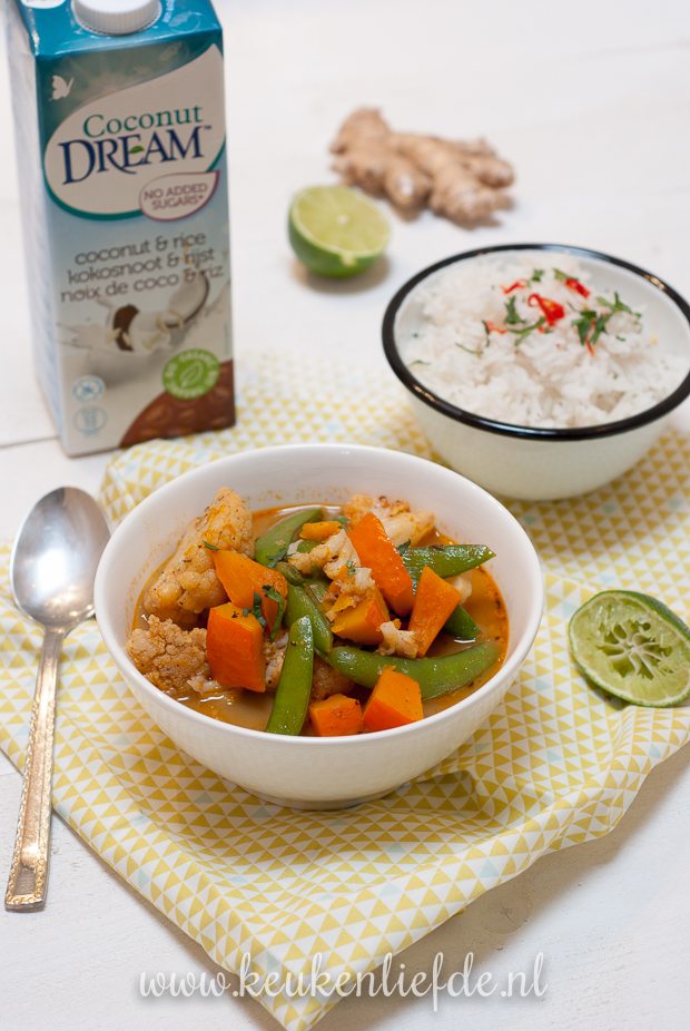 Thaise rode groentecurry