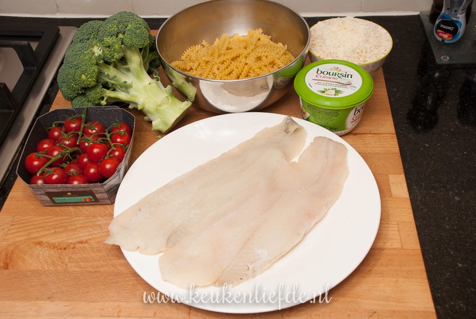 Pasta-ovenschotel met vis en Boursin-9859