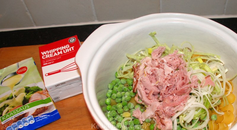 Ovenpasta met romige kaassaus