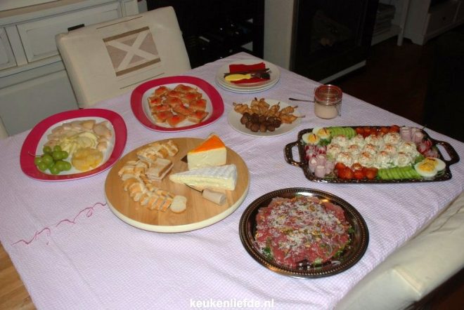 Warm en koud buffet