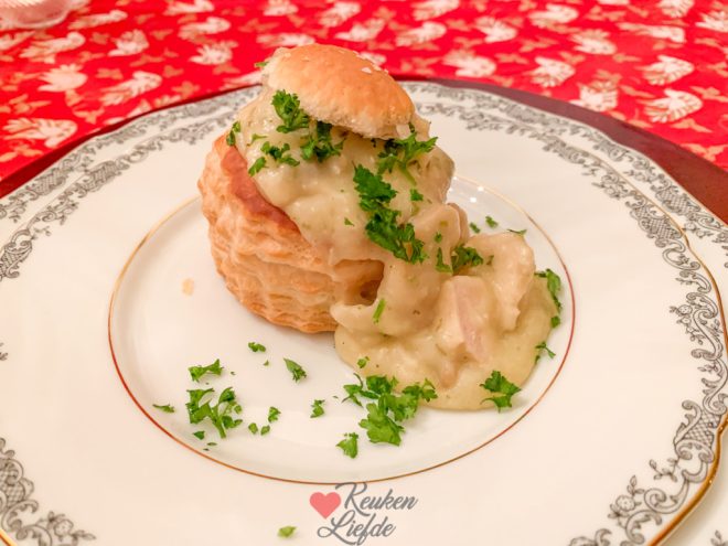 Pasteitjes met kippenragout