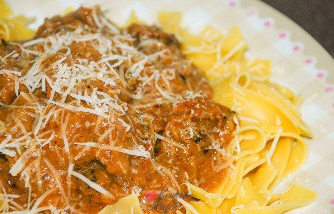 Italiaans stoofvlees met pasta