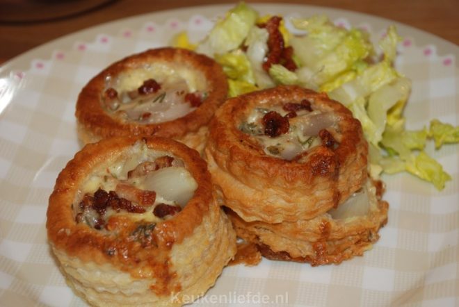 Mini sjalottenquiche