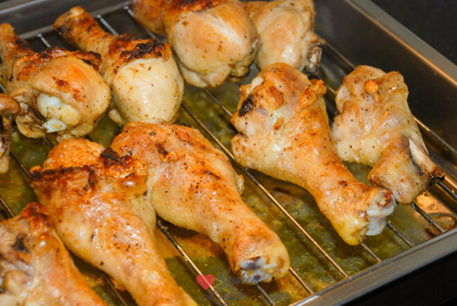 Kipdrumsticks uit de oven met cajunkruiden