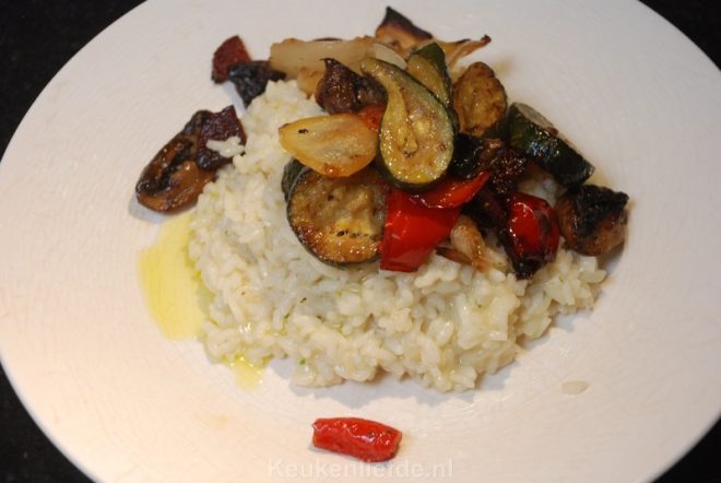 Risotto met geroosterde groenten