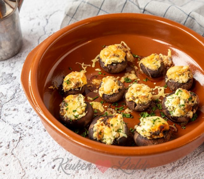 Gevulde champignons