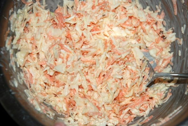 Amerikaanse Coleslaw (koolsalade)