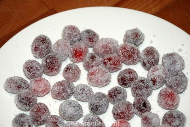 Gesuikerde cranberry’s