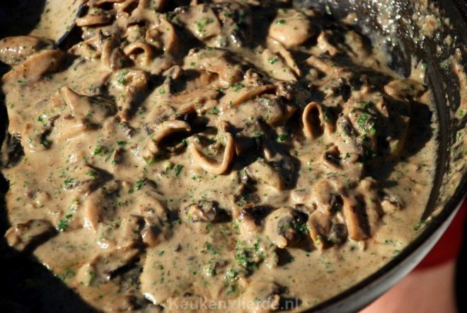 Keukenklassieker – Champignonroomsaus