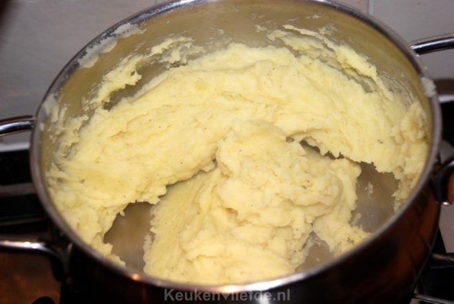 Pittige aardappelpuree