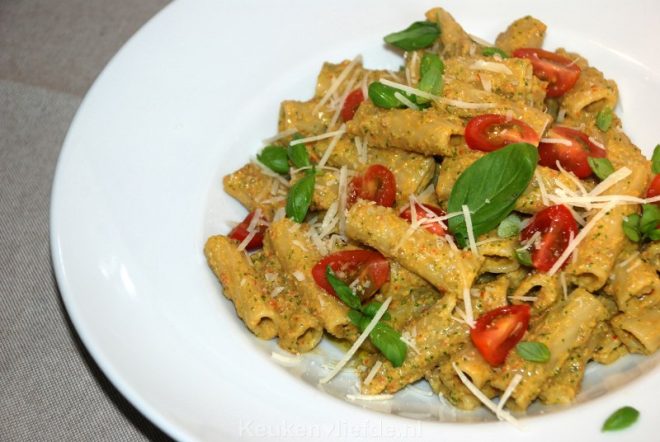 Trapani rigatoni van Jamie Oliver
