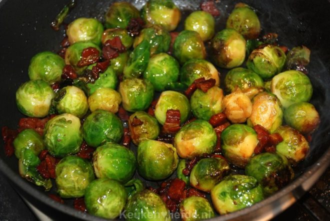 Spruitjes met pancetta en marsala