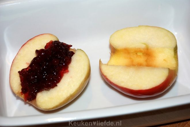 Gevulde appel uit de oven